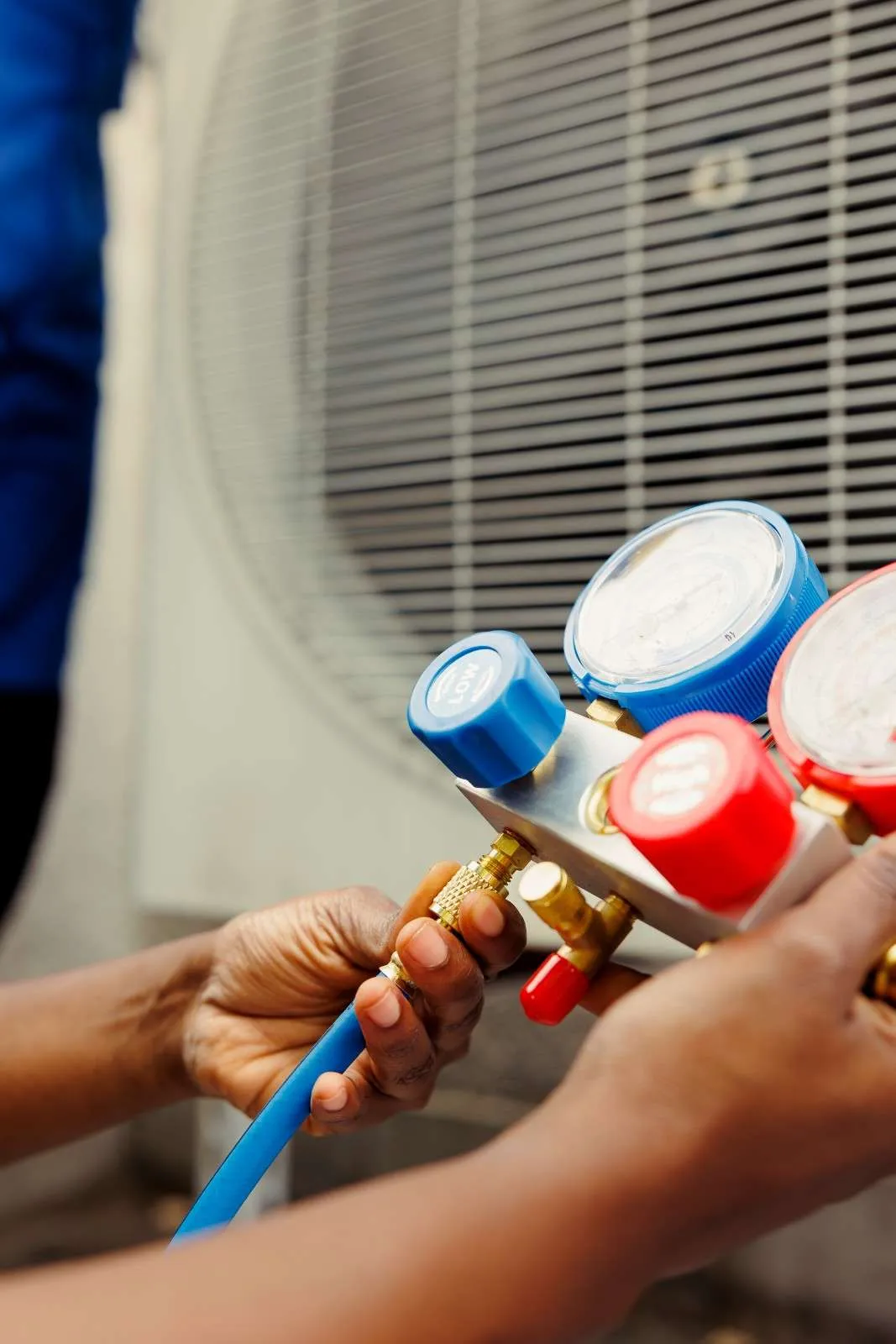 Heating and cooling system service